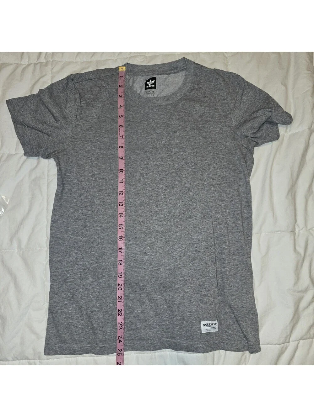 Adidas Skateboarding Gray Athletic T Shirt Mens Size S